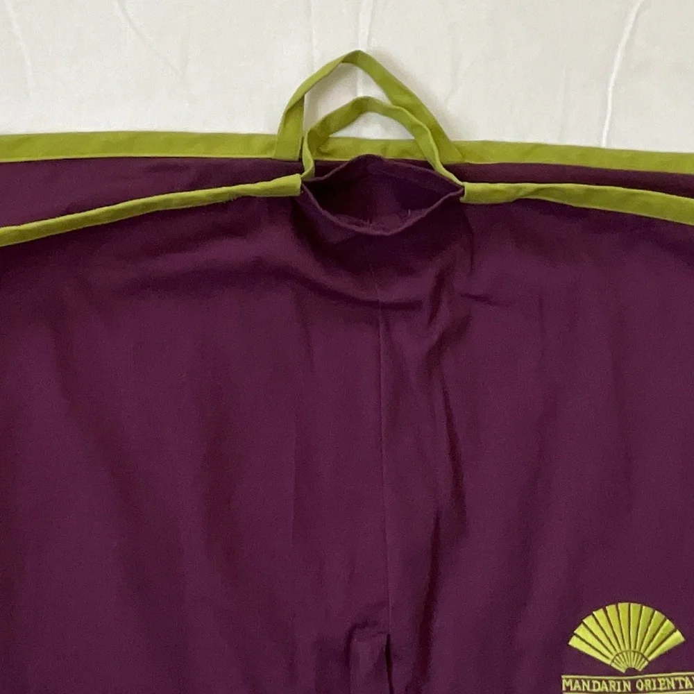 Mandarin Oriental Hong Kong Garment Bag Purple